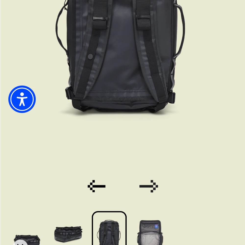 Baboon to the Moon, Go-Bag Mini Backpack, Black - Picture 2 of 11